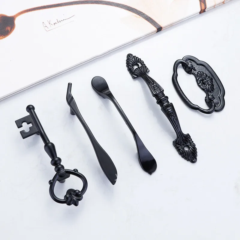 Furniture Handles Kitchen Door Handles Black Handles Furniture Cabinet Knobs and Handles Kitchen Drawer Knobs Cabinet Pulls Cupboard