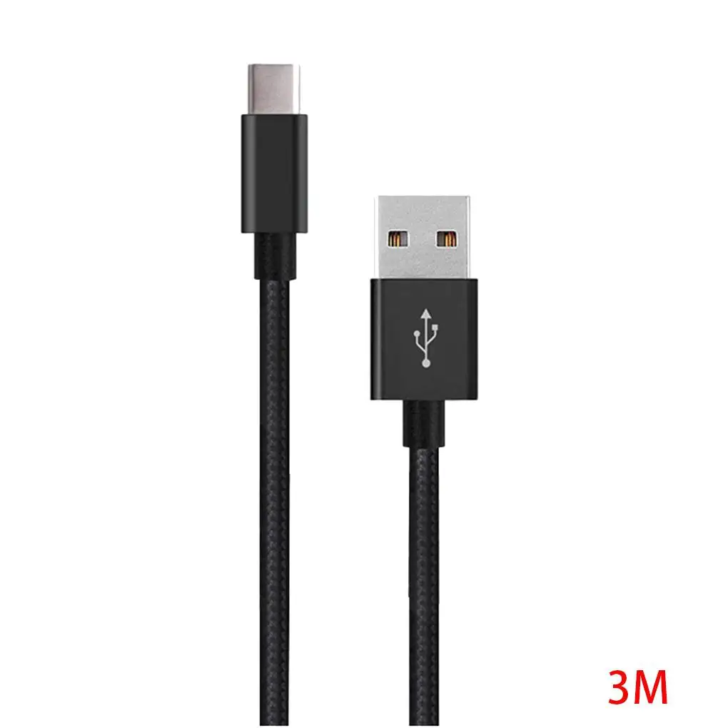 1/2/3 м Тип C зарядный кабель для передачи данных для samsung Galaxy S9 S8 Plus Note 8 USB-C провод для быстрого заряда