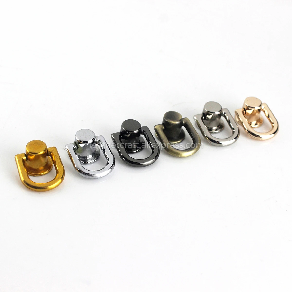 10 шт. металлические кольца с D образными кольцами для небольших сумок|Пряжки и
