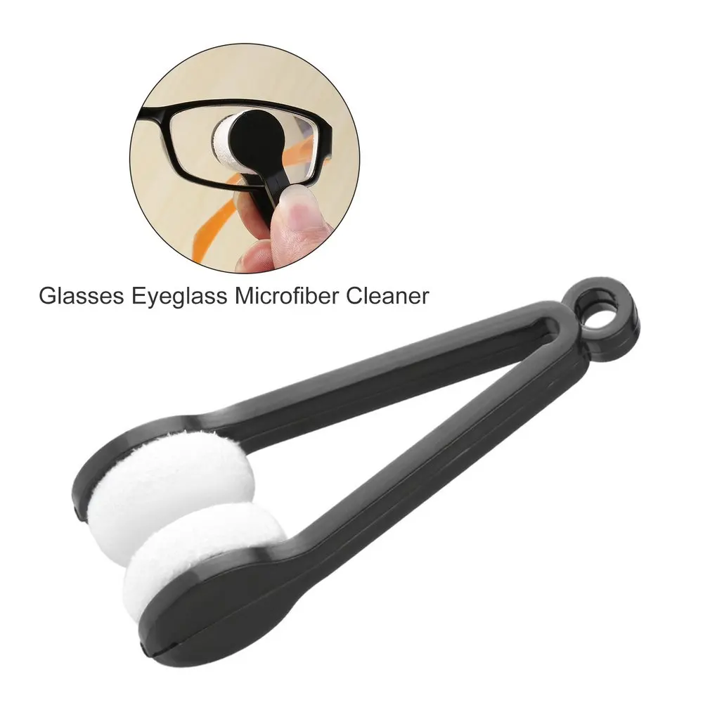 New 1pcs Useful Microfiber Mini Portable Glasses Eyeglass Spectacles Cleaner Spectacle glasses clean wipe Hot Sale|Аксессуары для