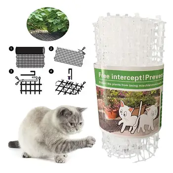 

Green Gardening Plastic Anti Black PP Cat Thorn Cat Dog Mosquito Repellent Plastic Nail Cats And Dogs Repellent Mat For Outdoor