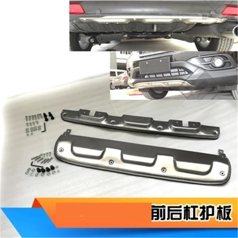 Stainless Steel car Front Rear Bumper Protector Guard Skid Plate Sill Covers Spoiler for Honda CR-V CRV 2012 2013 2014 2015 | Автомобили и