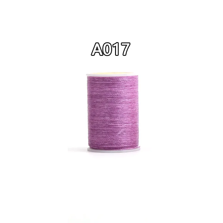 A017 25 Цвет 0,45/0,55/0,65 мм Изделия из кожи DIY ручная швейная восковых нитей кожа волокнистая Многожильная и шнуровки с плетением и круглыми восковых нитей кожаная фурнитура - Цвет: A017