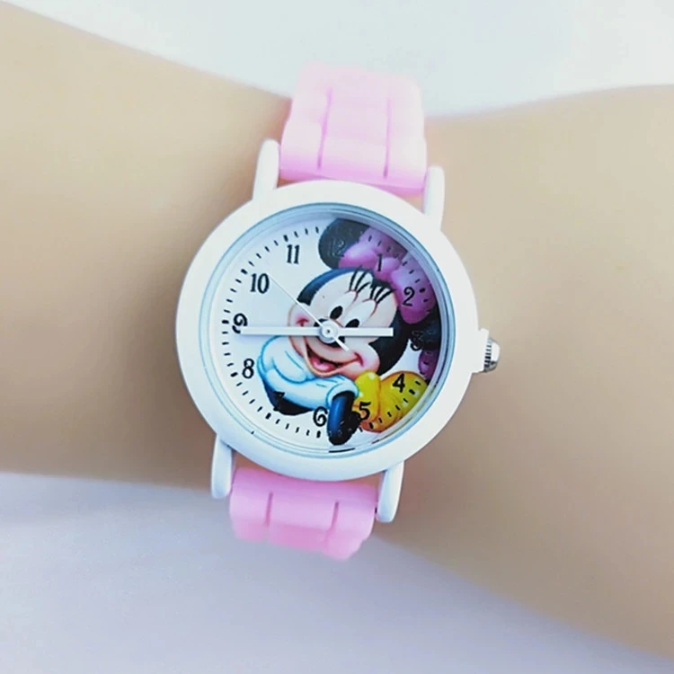 

New cartoon Mimi men's and women's children's belt quartz wristwatch student watch