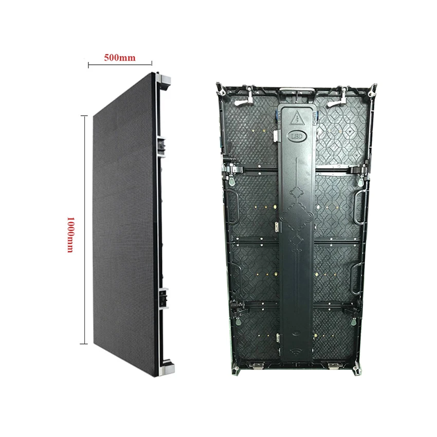 500x1000 мм 104*208 точек под давлением с литым алюминиевым корпусом P4.81 Светодиодная лампа дисплей Аренда экрана рекламного видео стенная панель