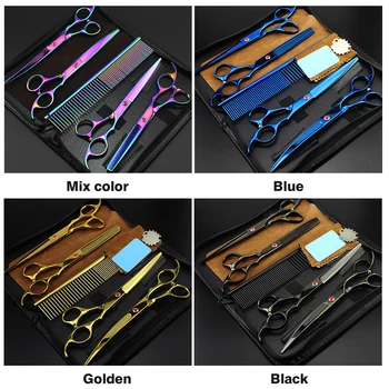 

Pet Dogs Grooming Scissors Stainless Steel Cat Hair Thinning Shear Sharp Edge Dog Cutting Kitten Animal Barber Cutting Tool