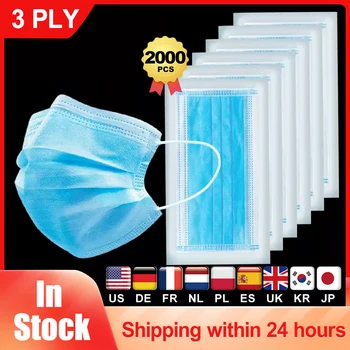 

FDA CE Certification Disposable Medical Mask Thickened 3 Layer Non-woven Protective Surgical Mask Fast Delivery