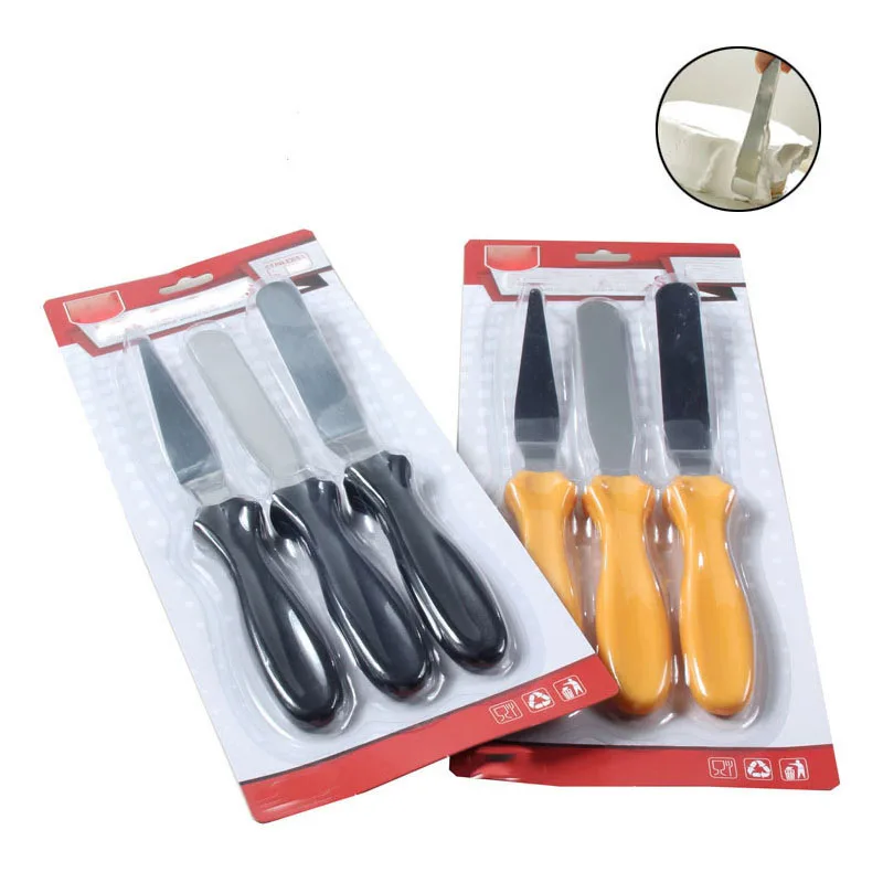 1 set Stainless Steel Cream Spatula For Cake DIY Cake Decorating Tools Kitchen Tools Butter Cake Cream Spatula