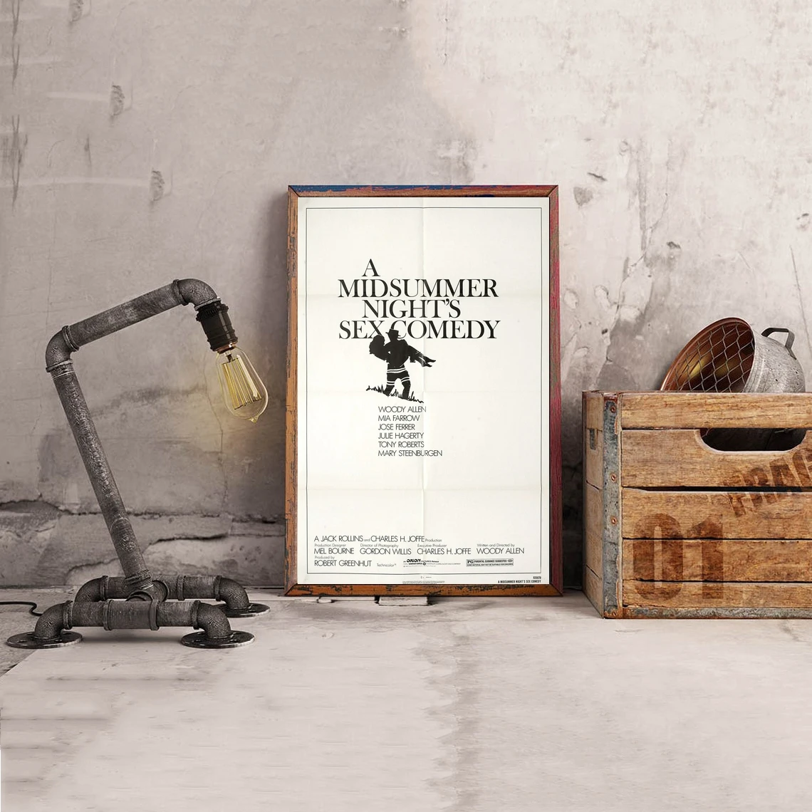 

A Midsummer Ночная Сексуальная комедия 1982 плакат из фильма классический винтажный Ретро холст печать художественный плакат настенная живопись украшение для дома