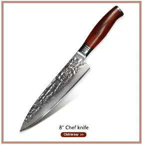 YARENH набор кухонных ножей из 3 предметов, кухонный нож из японской дамасской стали, острый кухонный нож Gyuto chef, инструмент для повара с ручкой Dalbergia