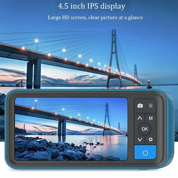 

6 LED Lights With 32GB Card 8mm Endoscope Car Rechargeable Dual Lens 1080P Plug And Play Inspection Camera LCD Screen Waterproof