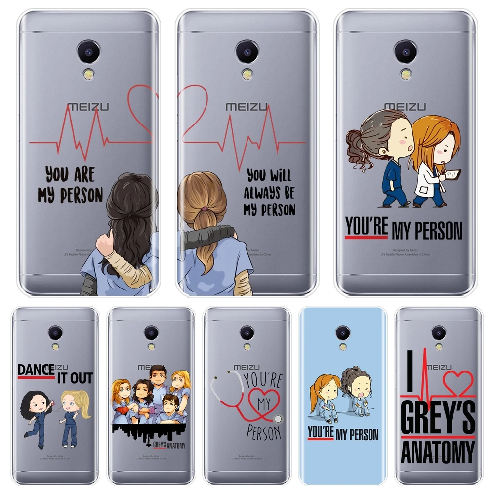 

Phone Case For Meizu M6 M6S M6T M5 M5C M5S M3 M3S M2 Soft Silicone Grey's Anatomy Friend Back Cover For Meizu M6 M5 M3 M2 Note