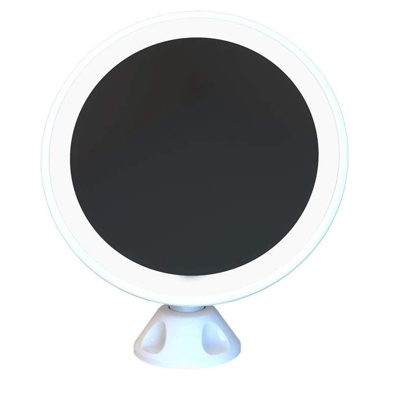  led light mirror 5X/7X/10X Magnifying Makeup Mirror with Power Locking Suction Cup ring Light 360 D