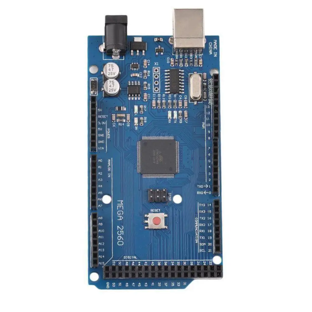 Mega 2560 R3 REV3 ATmega2560-16AU плата с usb-кабелем