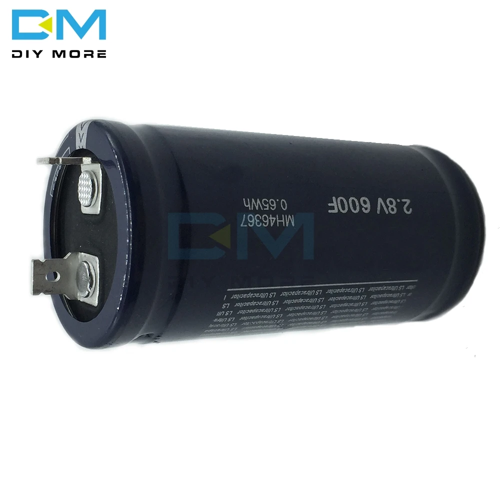 Сверх яркий конденсатор 2,8 V 600F 72*35mm низкий ESR высокочастотный Ultracapacitor источник питания выпрямителя Модуль Diy Электронный