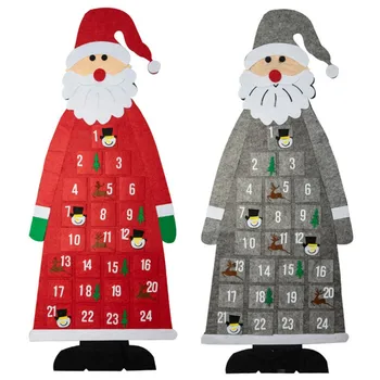 

Christmas Advent Calendar Felt Christmas Tree Countdown Calendar Christmas Nonwoven Calendar New Year 2021 Christmas
