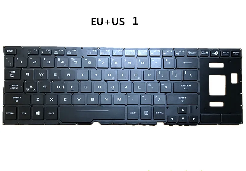 

New Original Laptop/notebook Keyboard for Asus ROG zephyrus GX501 GX501V GX501VI GX501VS GTX1060 BE GR SW SV UK US Backlight