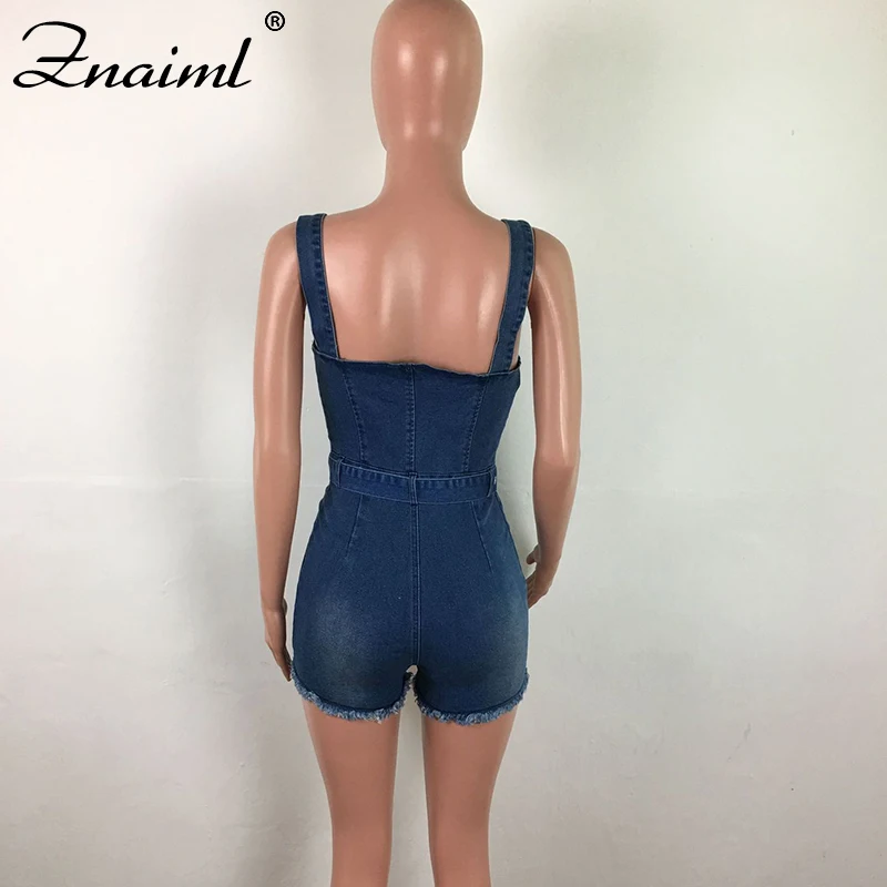 Women's Jeans Bodysuit Sleeveless Turn Down Collar Denim Playsuits Cotton Short Jeans Rompers Casual Party Women's Jumpsuit 2020 Women's Jeans Bodysuit Sleeveless Turn Down Collar Denim Playsuits Cotton Short Jeans Rompers Casual Party Women's Jumpsuit 2020