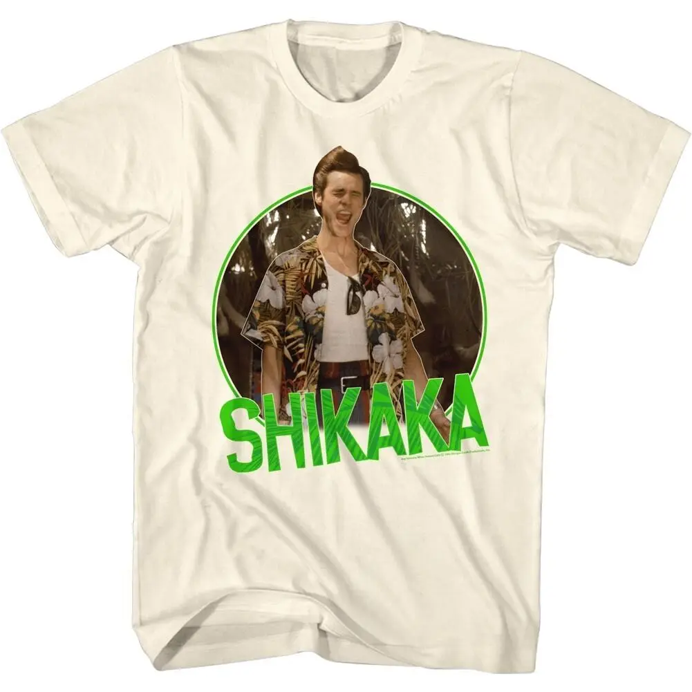 Футболка для взрослых Ace Ventura Movie Shikaka топы с оригинальным названием футболки