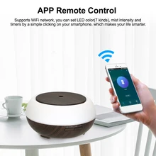 Умный Wifi беспроводной 400 мл Арома эфирные масла диффузор увлажнитель воздуха совместим с Alexa и Google Home amazon Голосовое управление