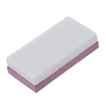 

New 3000 &10000# Grit Knife Razor Sharpener Fine Stone Polishing Whetstone Oilstone Red+White