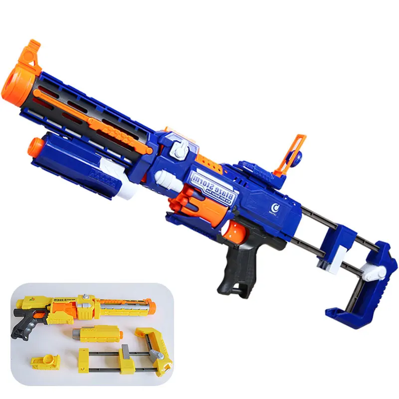 Plastic Kids Gun Electric Burst Soft Bullet Gun Suit For Bullets Dart