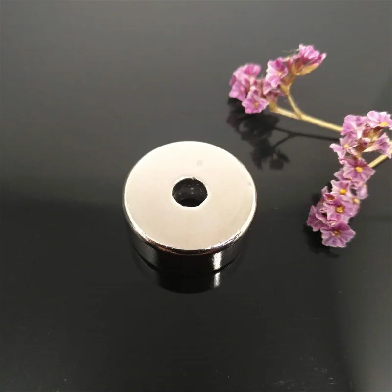 10 Pz 8X3Mm Magnete Al Neodimio Foro 3Mm Ndfeb N35 Rotondo Super Forte Potente Permanente Magnetico Iman Neodimio Potente