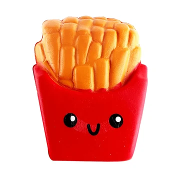 

Squishy Ice Cream Anti Stress Toys Squishy Ice Cream Fries Elastic PU Stress Relief Pank Joke Gadget Squeeze Toy Gifts
