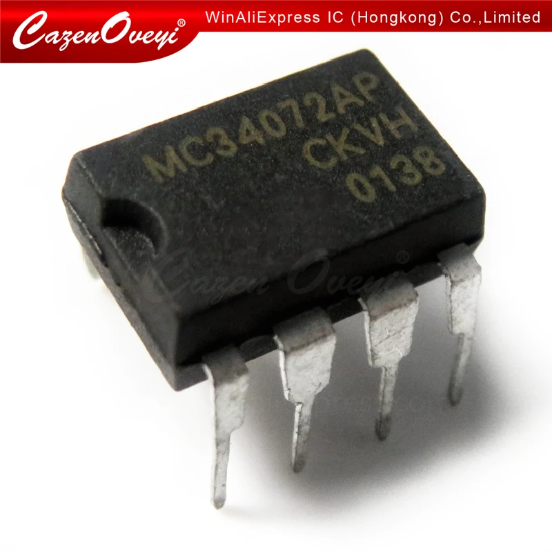 10pcs/lot MC34072P MC34072 34072 DIP-8 In Stock | Электронные компоненты и принадлежности