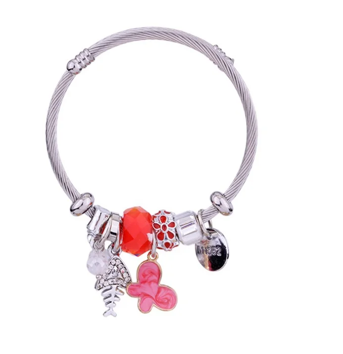 

yxs1 14 Stainless steel bracelet diamond adjustable exaggerated Bracelet simple retro foreign trade Bracelet