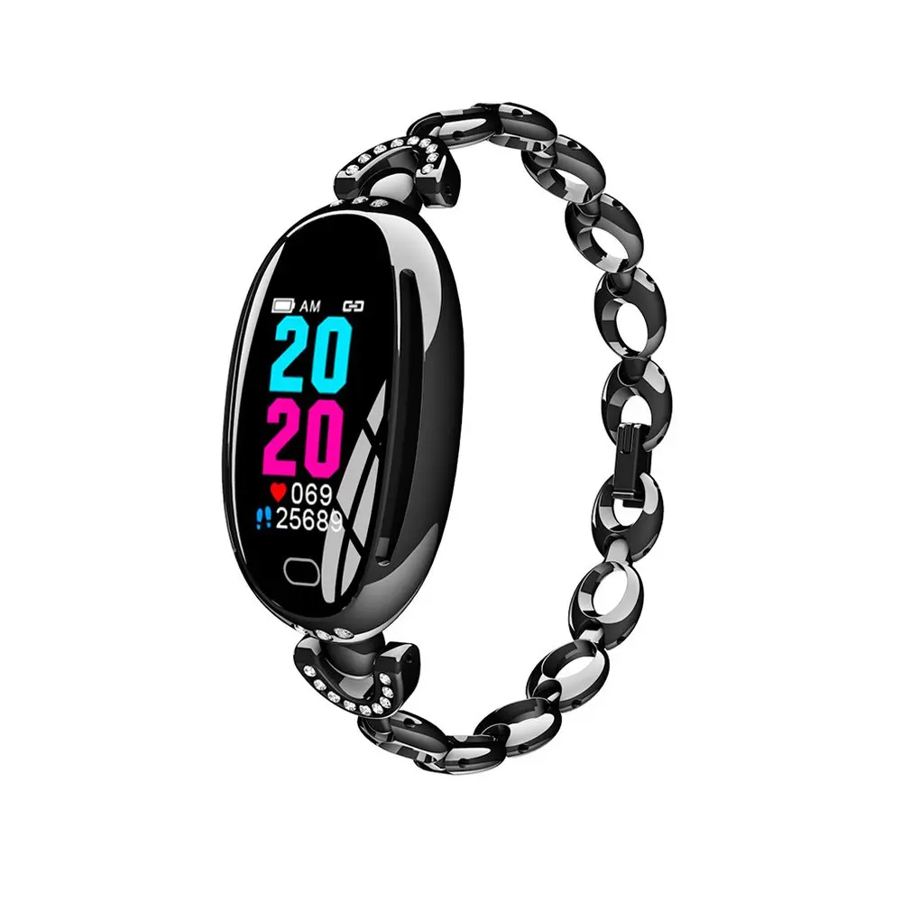 

HOT E68 Smart Bracelet Ladies Fashion Heart Rate Health Waterproof Calorie Monitoring Multi-Function Sports Bracelet Table