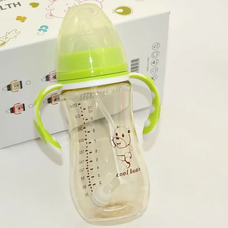 180 мл для ухода за младенцем, соска BottleBaby штаны на подгузник для младенцев без добавления бисфенола А широкий Калибр молочная бутылочка для кормления с противоскользящей ручкой для кормления