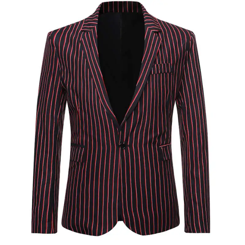 Новое поступление фирменная одежда, пиджак мужской костюм, пиджак в клетку Мужской Блейзер модный тонкий мужской повседневные мужские блейзеры Размер S-2XL - Цвет: X8805 black