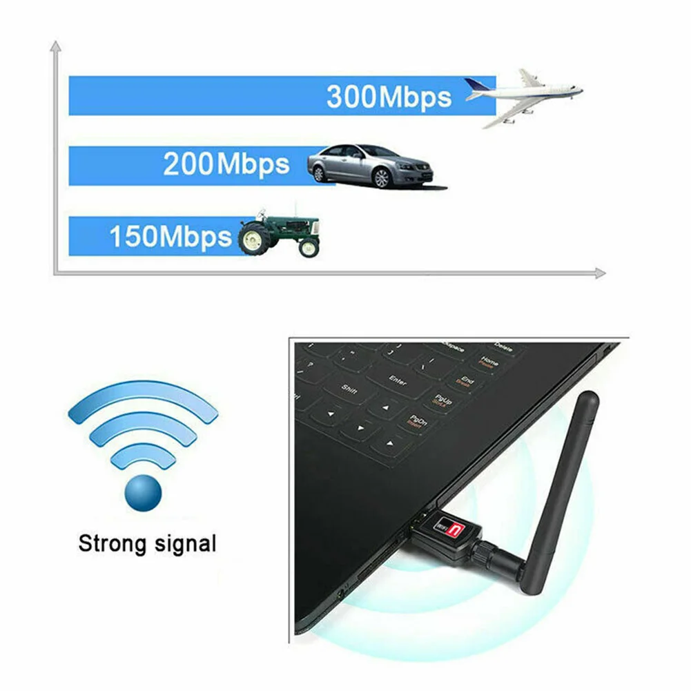 150 м домашняя Съемная портативная простая в использовании Wifi антенна адаптер