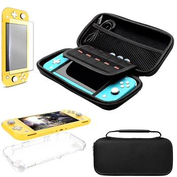 

Carrying Case Plus TPU Case Cover and Screen Protector for Nintendo Switch Lite, 3 in 1 Accessories Kit, Portable Carrier Bag