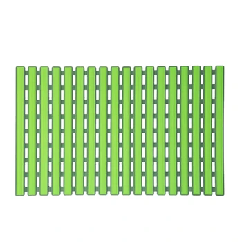 

Shower Mat Non Slip Bathtub Mats Bath Mats for Shower Tub with Suction Cups and Drain Holes 25X15.7 Inches-Green