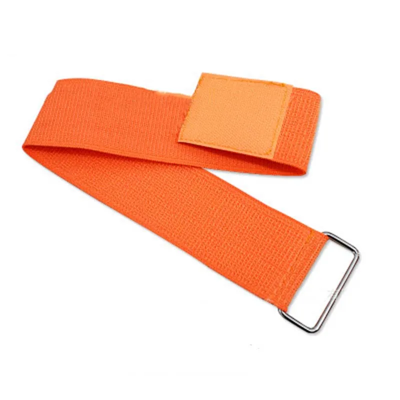 Orange 10 шт./партия 5 см* 50 см нейлон эластичная лента velcros ремень самоклеящаяся застежка леггинсы Пояс Галстуки комплект два человека три фута игра - Цвет: Orange