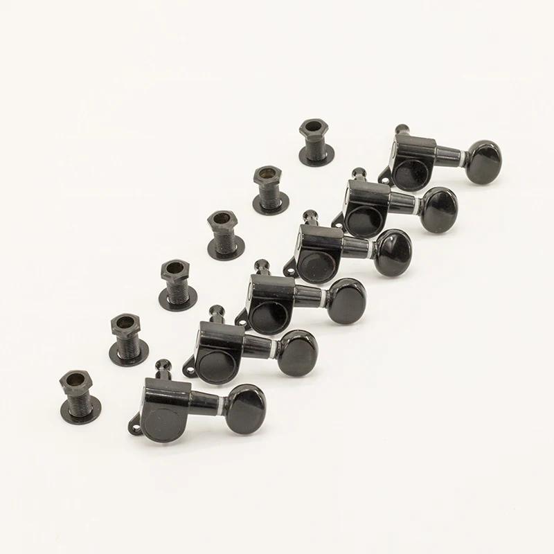 6 шт. колышки для электрической гитары серебристые/золотистые/черные|guitar tuners