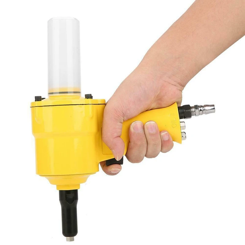KP-705P Pneumatic Riveter Grip Rivet Tools Air Powered Riveting Tool 1/4 Inch