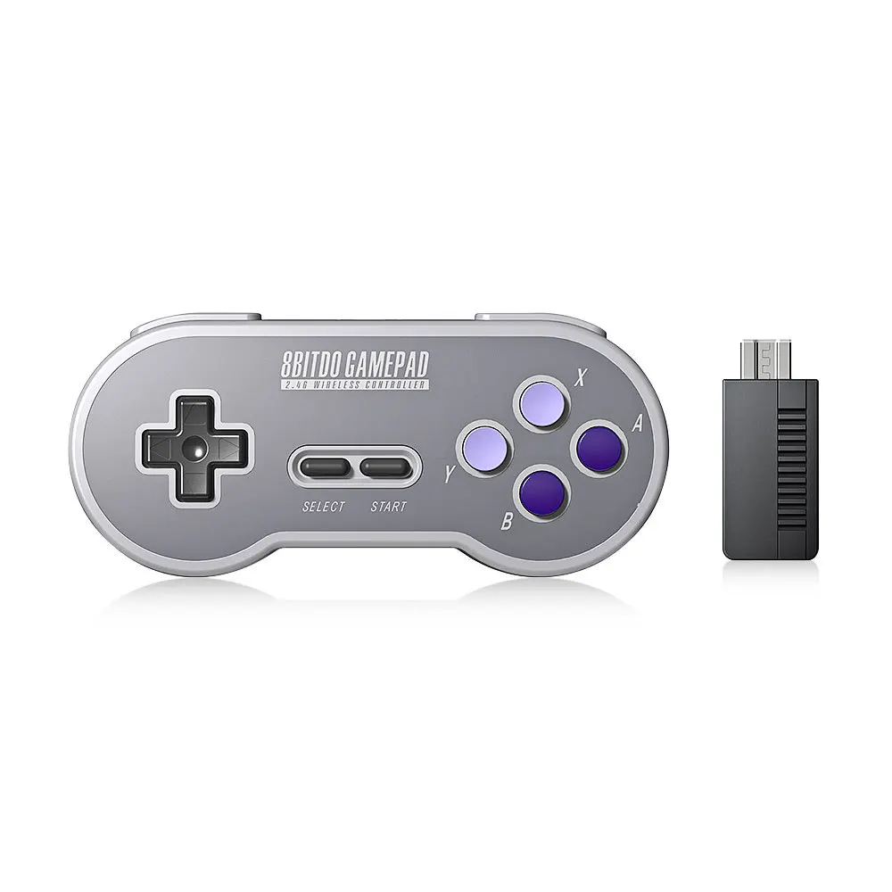 Горячая 8Bitdo SN30/SF30 геймпад джойстик с 2,4G приемником игровой контроллер Джойстик Bluetooth для nintendo Switch macOS - Цвет: SN30 2.4G