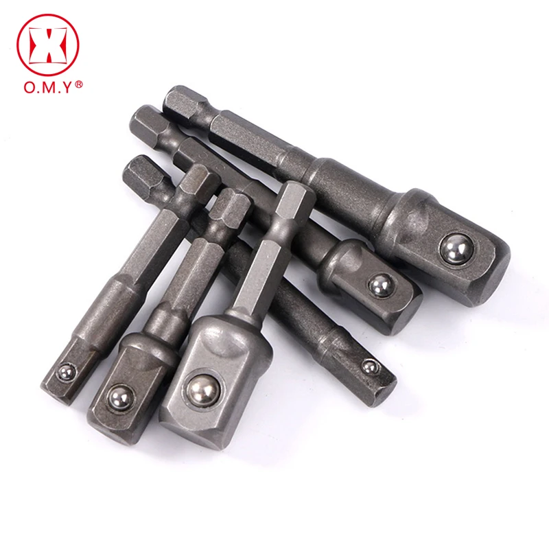 

8pcs/set Chrome Vanadium Steel Hexagonal Head Turn Four Square Sleeve Connection Conversion Lever 1/4 3/8 1/2 Hand Tool Set Kit