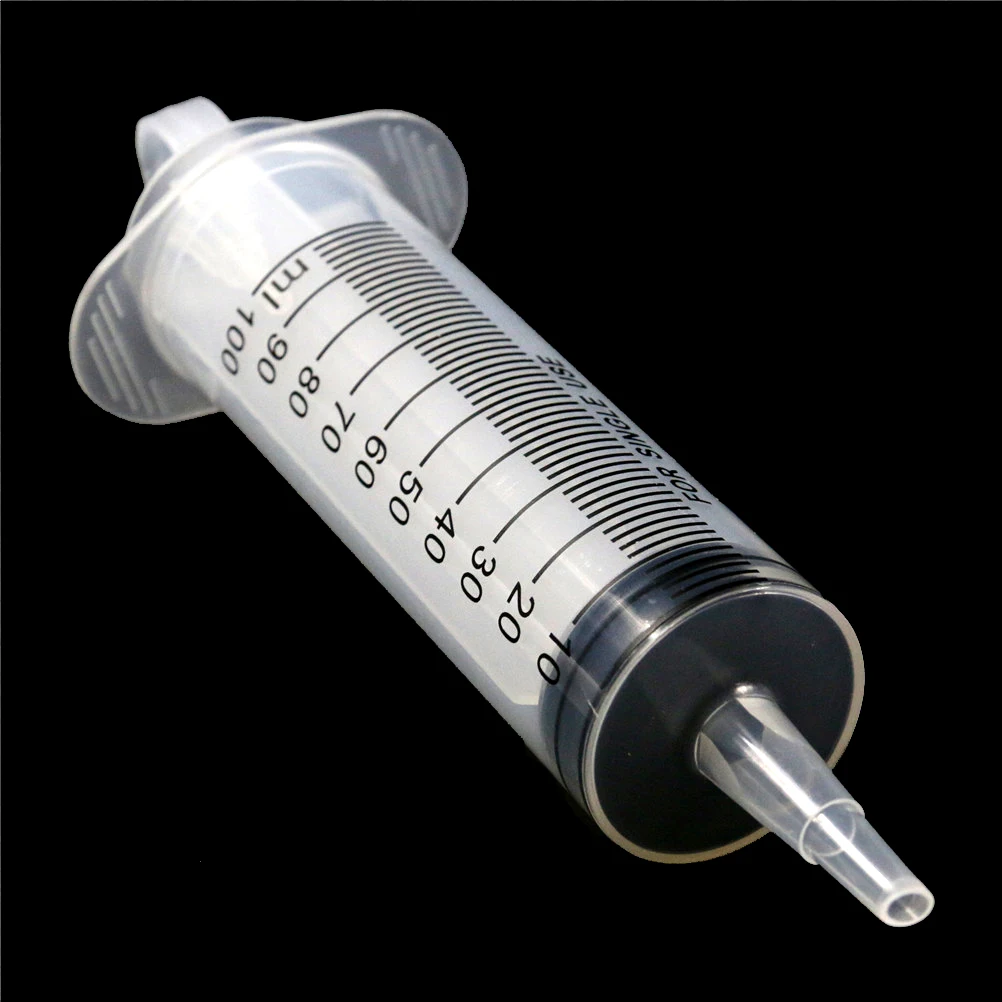 100ml Measuring Syringe Tools Big Large Hydroponics Plastic Reusable  Environmental protection Nutrient Sterile Health Syringe