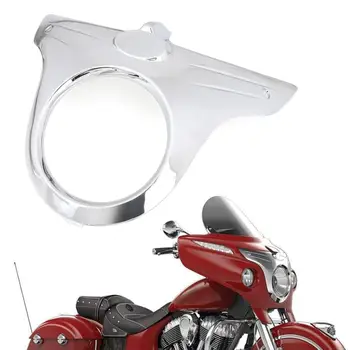 

Artudatech Motorcycle Headlight Fairing Bezel For Indian Chieftain Roadmaster 2014-2018 2015 2017 Dark Horse 2016-18