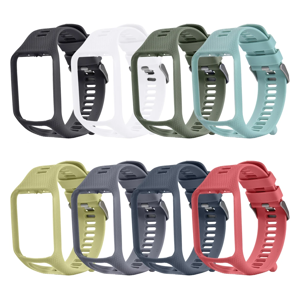 Сменный силиконовый ремешок для Tom Runner 2/3 Spark/3 Спортивные часы c GPS TPE Жесткий ПК держатель водонепроницаемые часы аксессуары