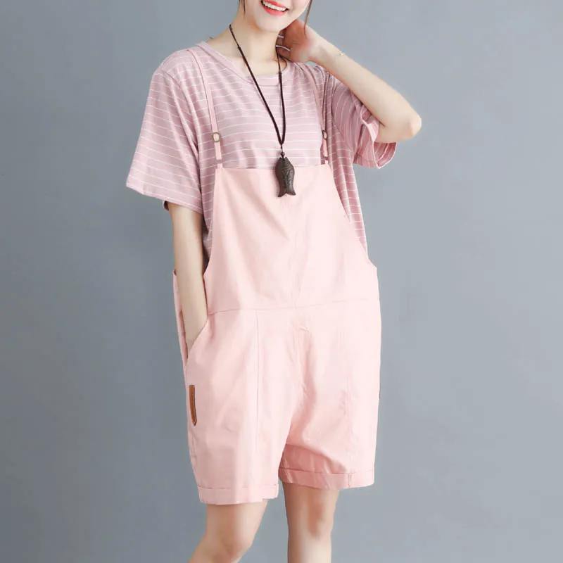 Летние женские брюки размера плюс, талия 140 см, бедра 150 см, 6XL 7XL 8XL 9XL, комбинезоны, штаны для женщин, черный, розовый цвет, комплект из двух предметов