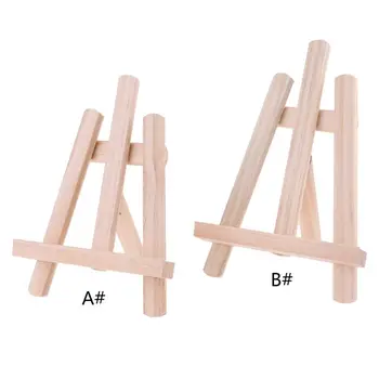 

Wood Table Easel Tablets Stand Mini Easel Painting Craft Wooden Stand For Wedding Party Decoration Art Supplies C26