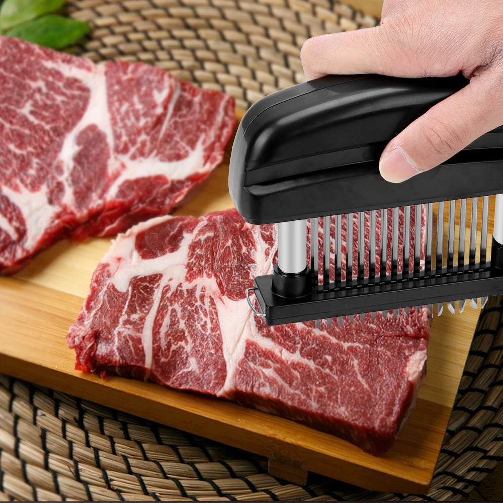 Tender Per Carne Martello Per Carne Inteneritore Per Carne Utensili Da Cucina 48 Lame Ago Per Bistecca Di Manzo Acciaio Inossidabile