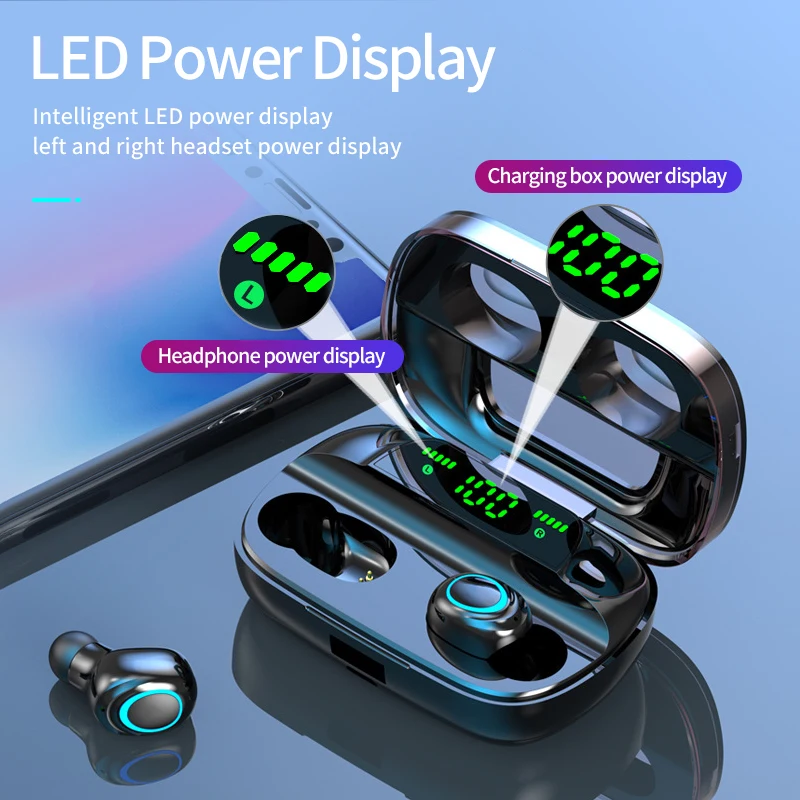 Essager S11 TWS беспроводные Bluetooth наушники в ухо мини гарнитура свободные для iPhone Xiaomi
