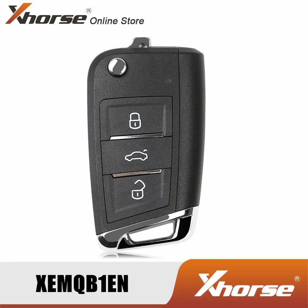 XHORSE MQB Remot Keys XEMQB1EN Universal Super Key 3 Buttons with Built-in Super Chip 1PCS afbeelding