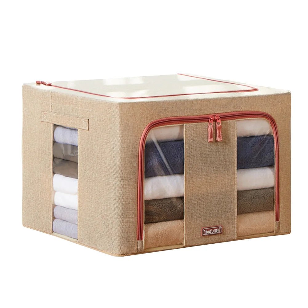  Saving Space Large Capacity Cosmetics Sweater Cotton Linen Multipurpose Quilt Drawers With Cap Blan